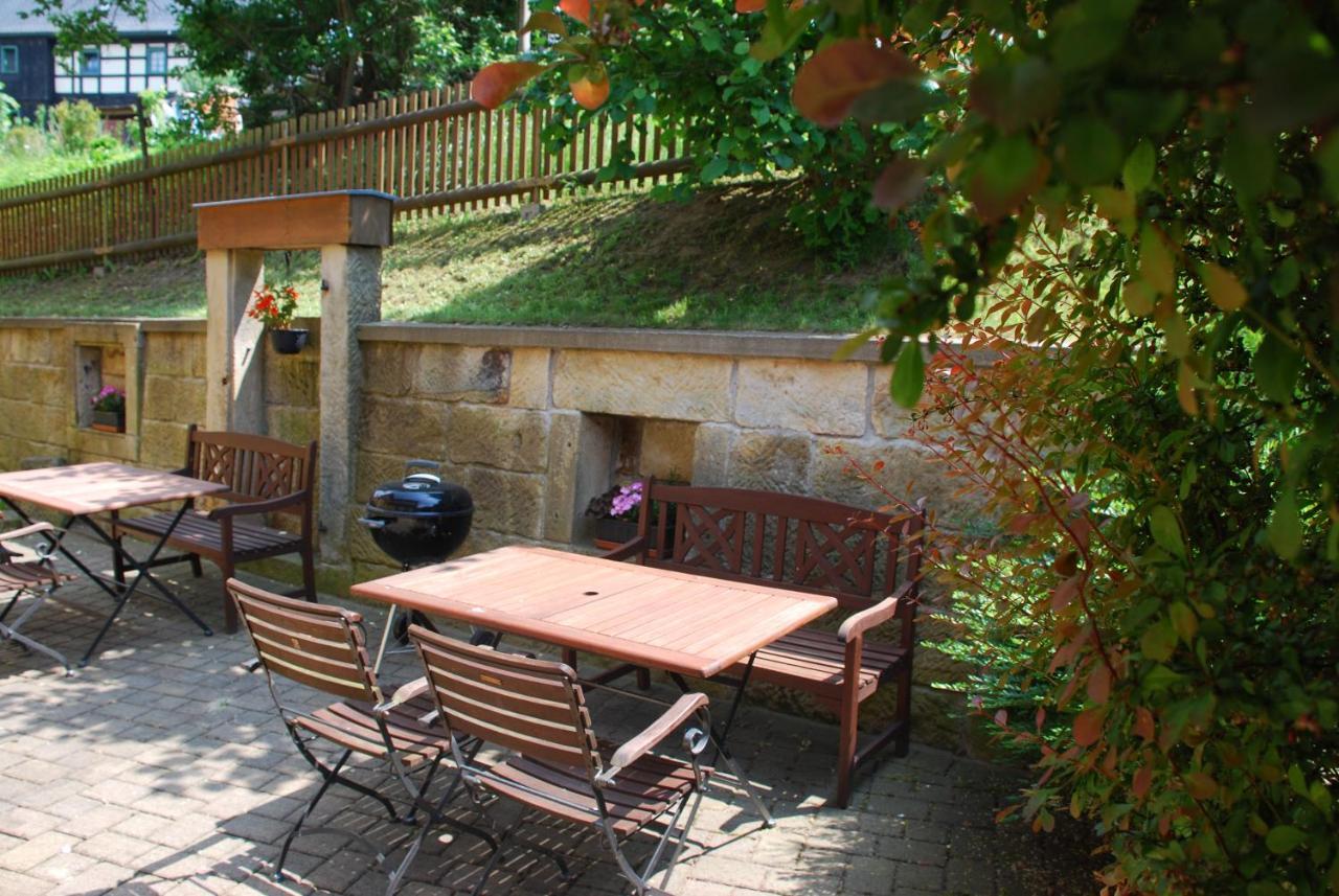 Fh Am Osterbrunnen Hotel Hinterhermsdorf Exterior photo